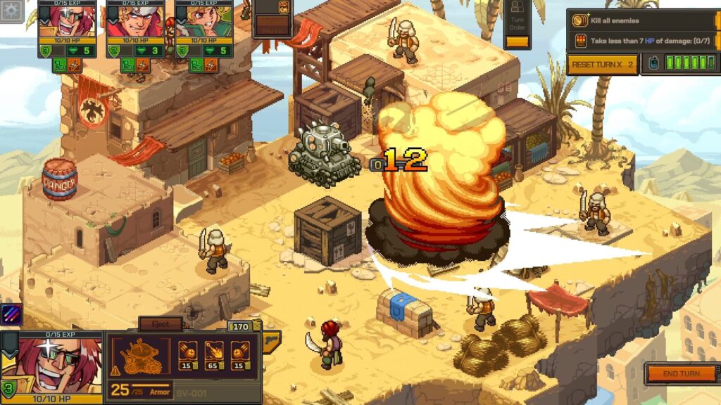 Capture d’écran de Metal Slug Tactics