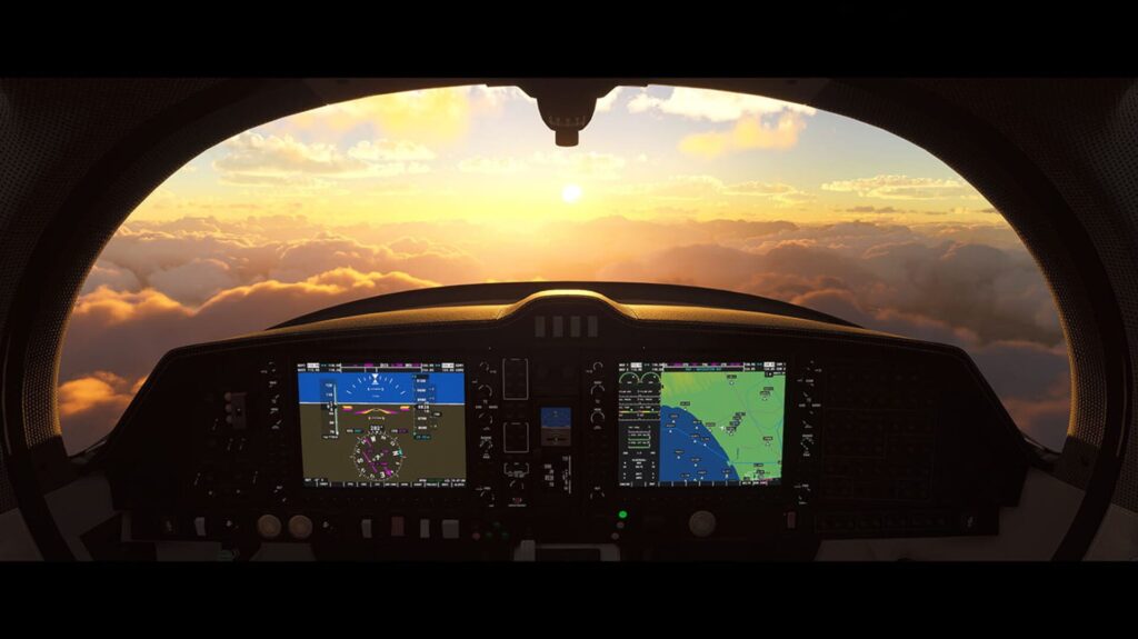 Capture d’écran de Microsoft Flight Simulator