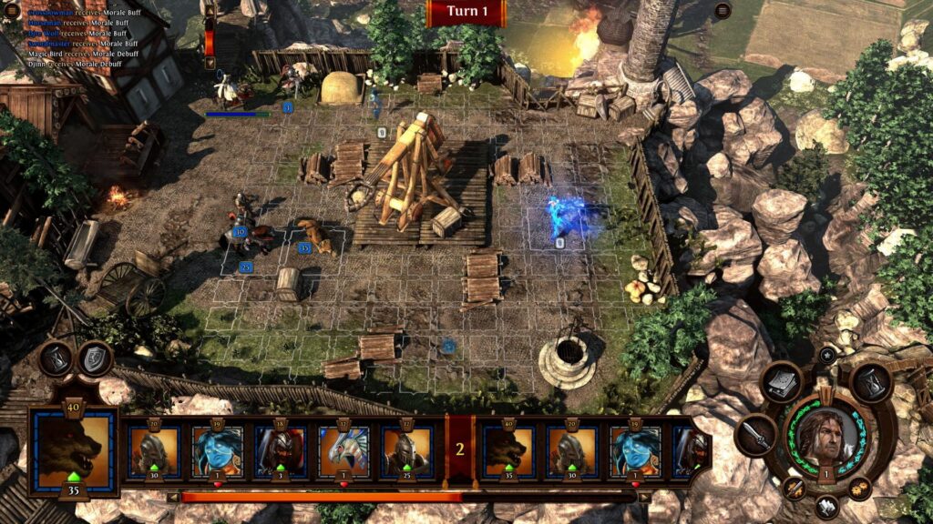 Capture d’écran de Might & Magic Heroes VII