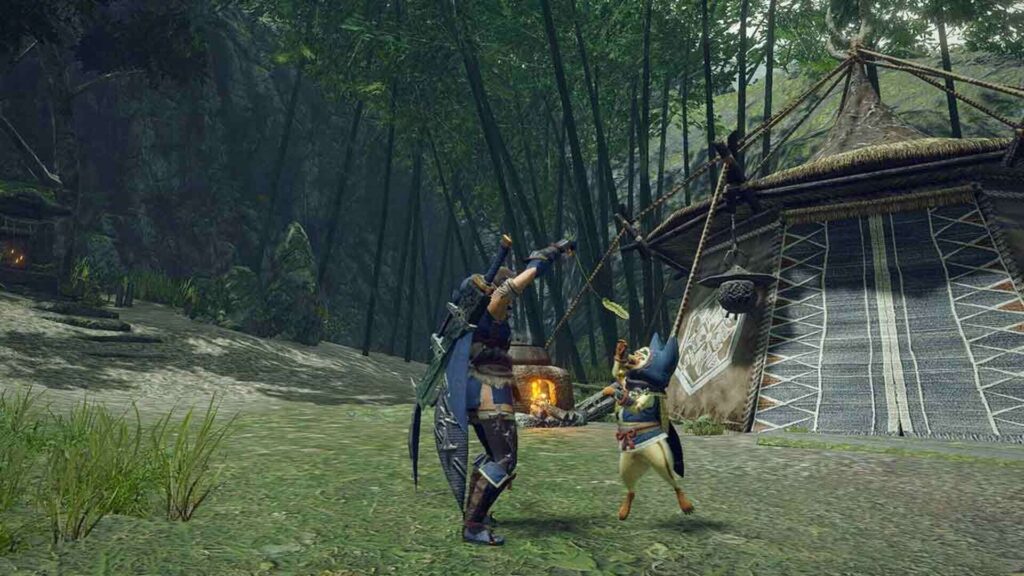 Capture d’écran de Monster Hunter Rise