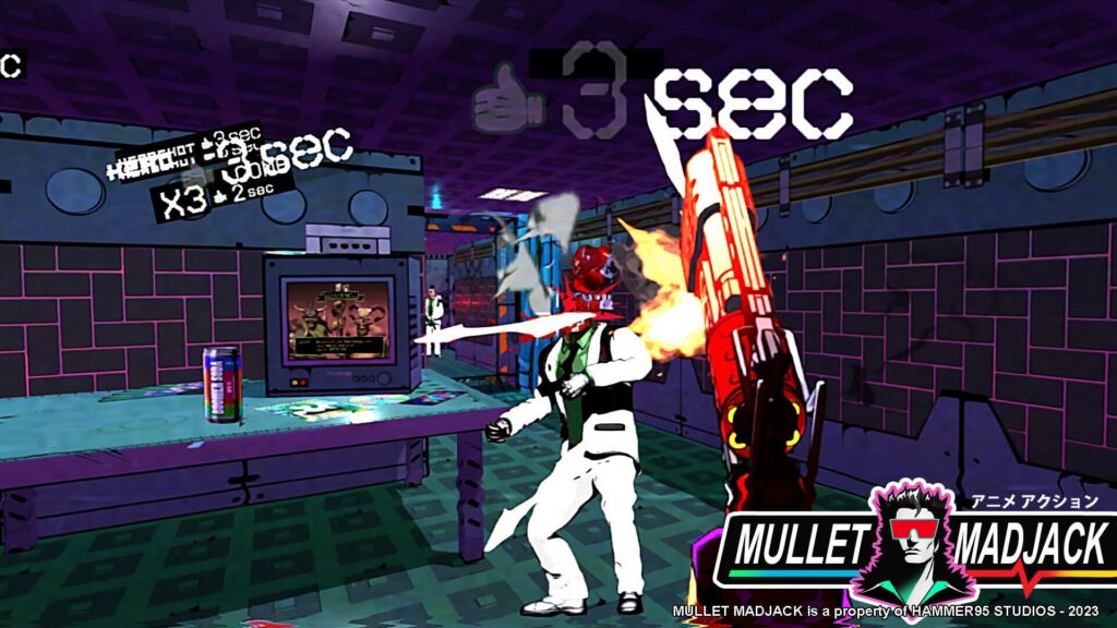Capture d’écran de Mullet Madjack