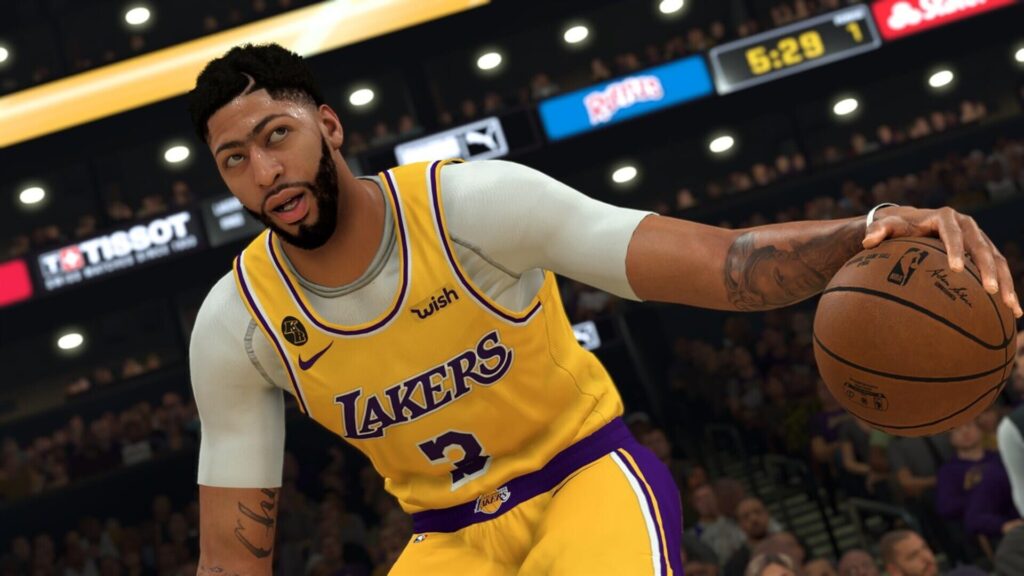 Capture d’écran de NBA 2K21