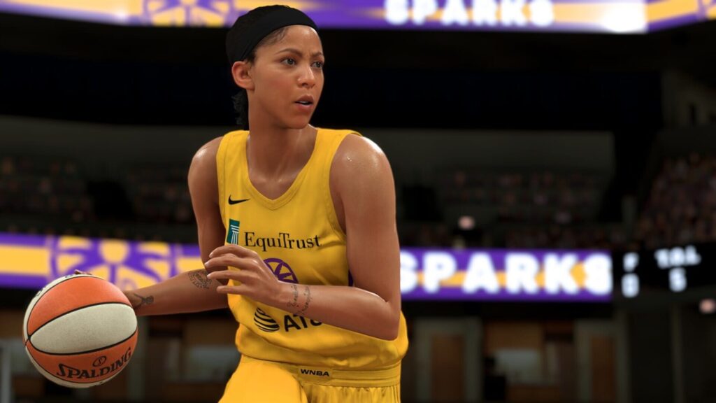 Capture d’écran de NBA 2K21