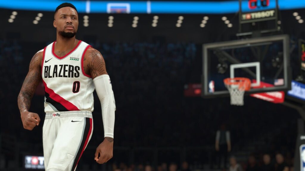 Capture d’écran de NBA 2K21