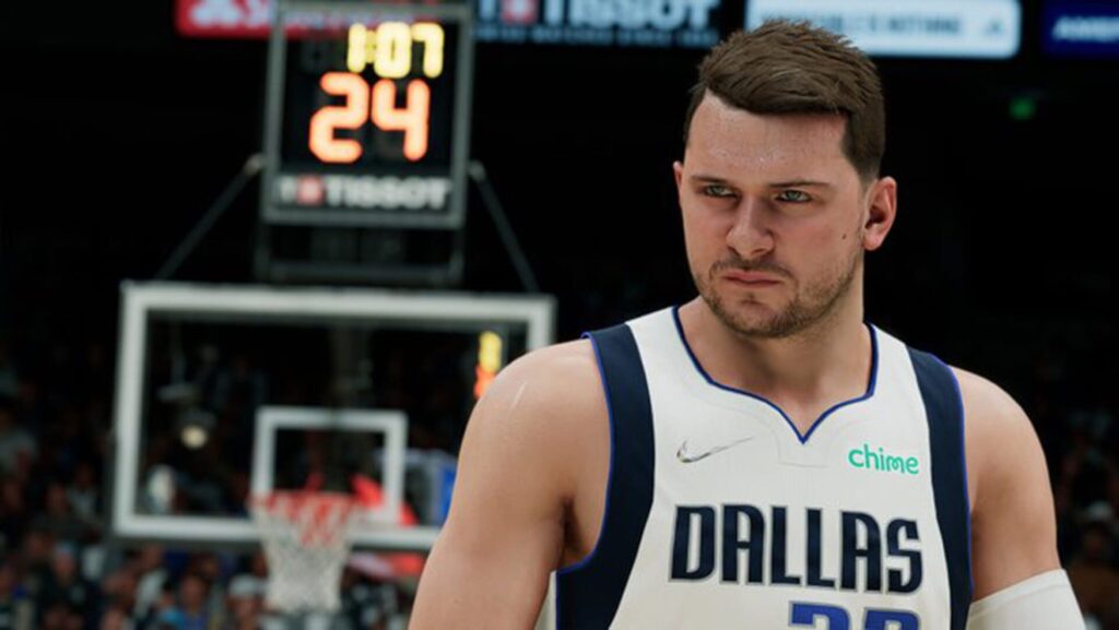 Capture d’écran de NBA 2K22