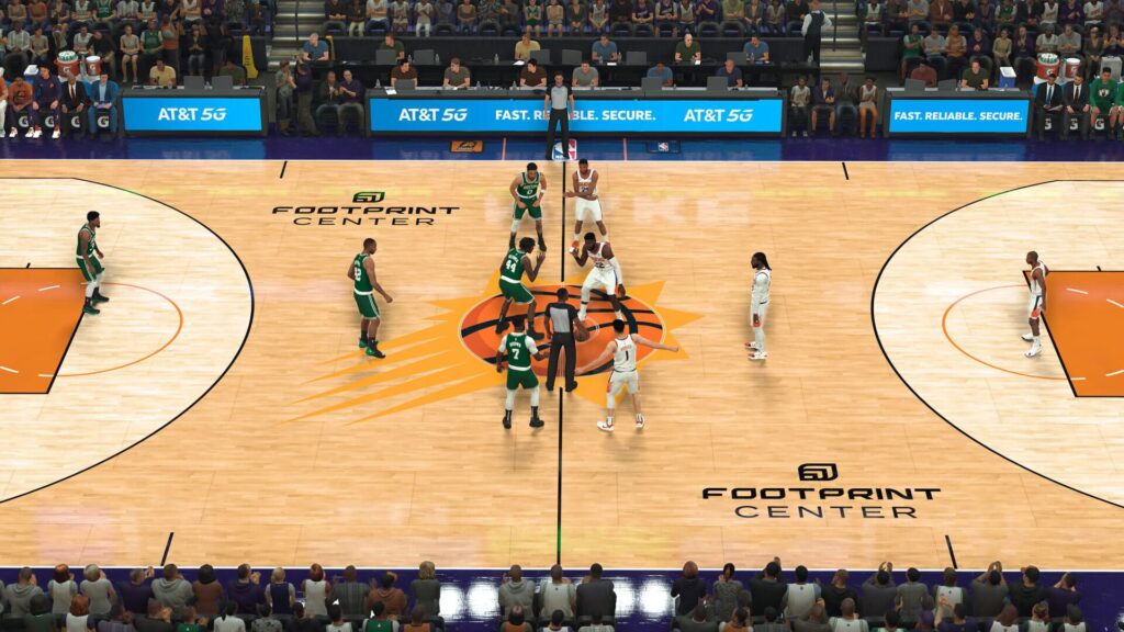 Capture d’écran de NBA 2K23
