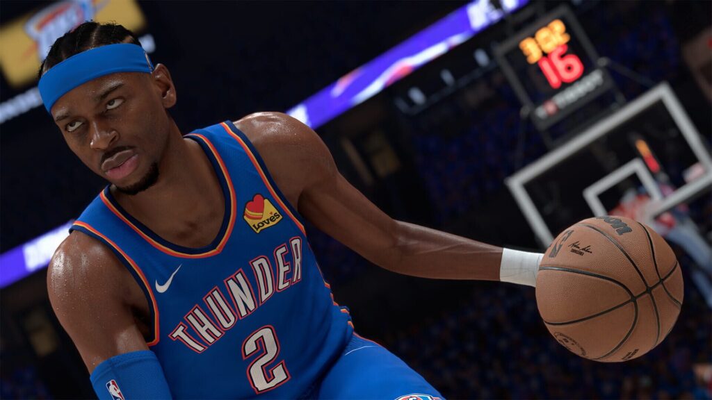 Capture d’écran de NBA 2K26