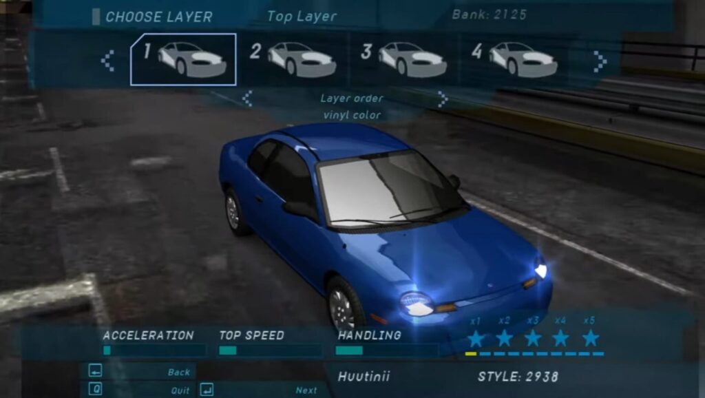 Capture d’écran de Need for Speed: Underground