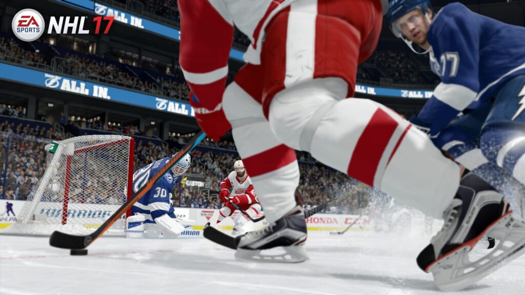 Capture d’écran de NHL 17