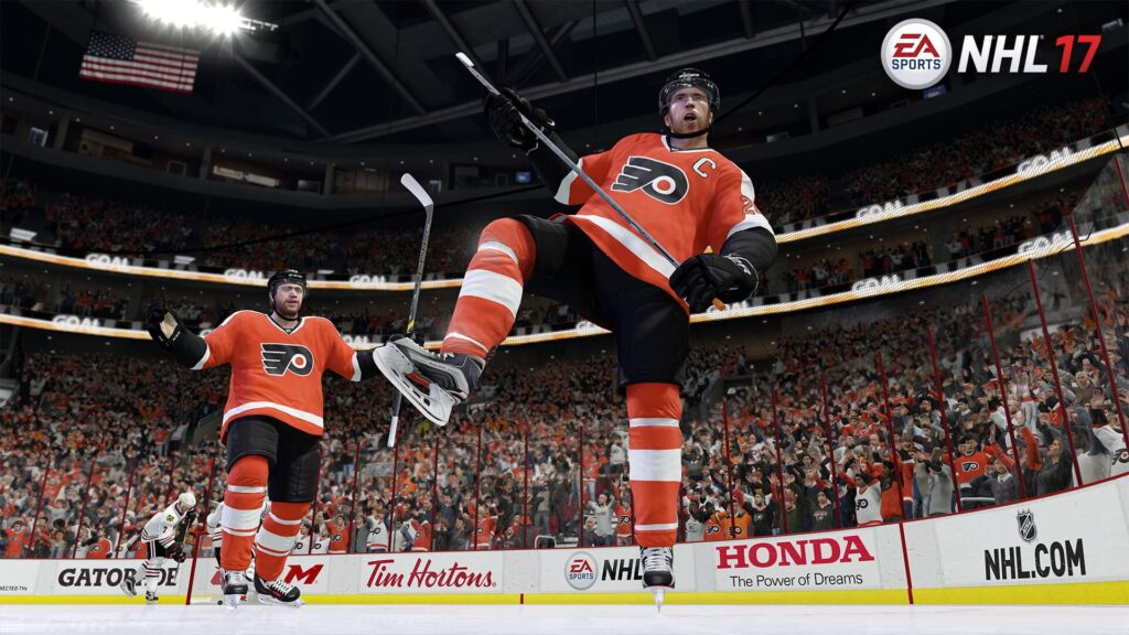 Capture d’écran de NHL 17