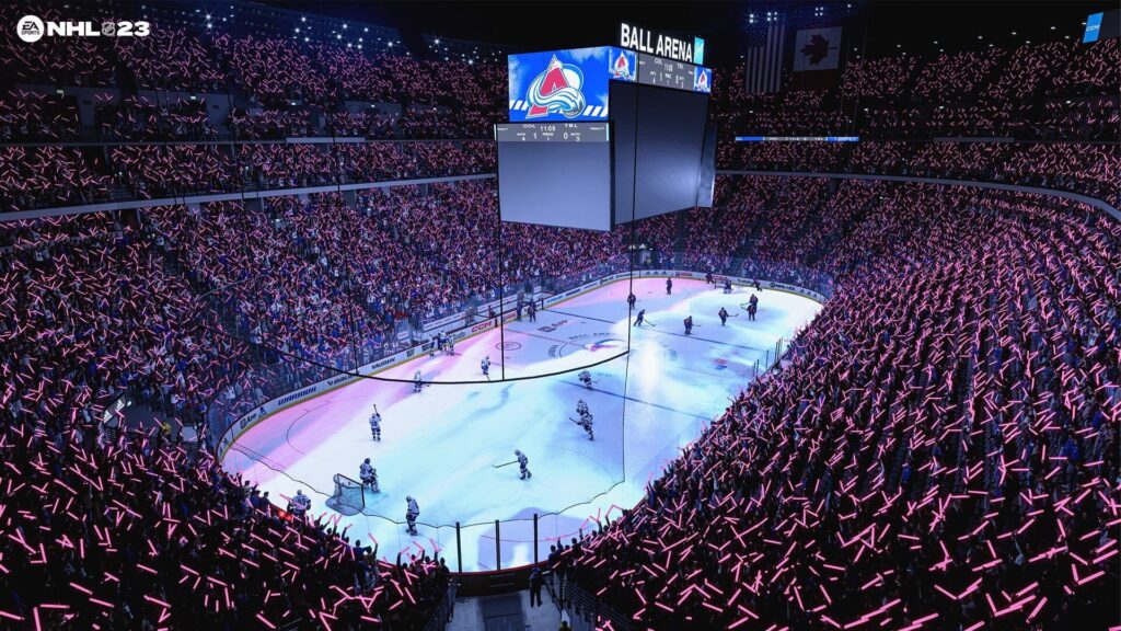 Capture d’écran de NHL 23