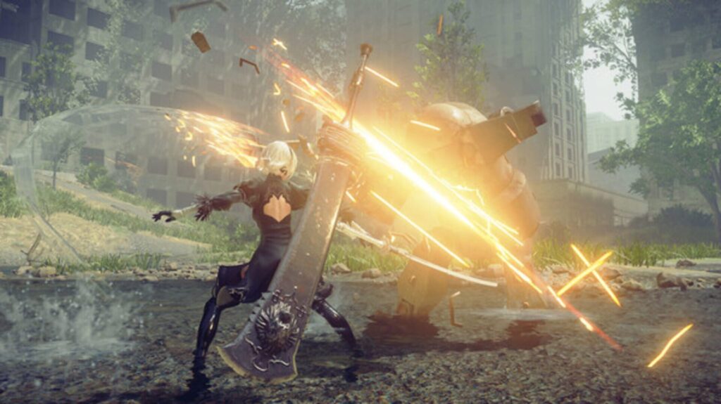 Capture d’écran de NieR: Automata