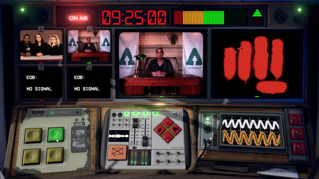 Capture d’écran de Not for Broadcast