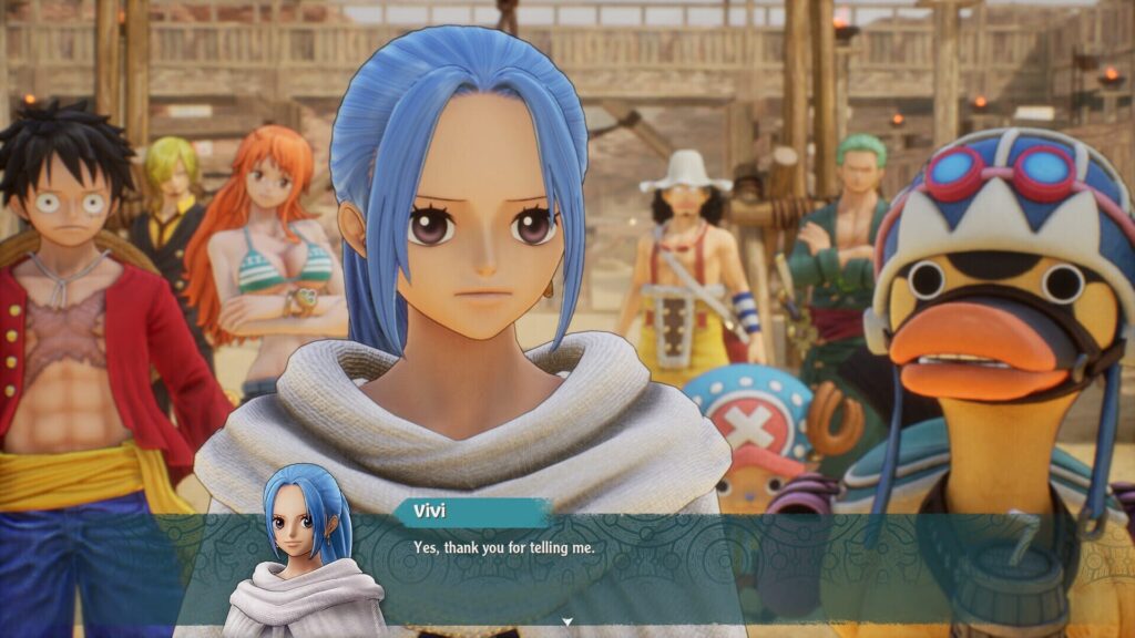 Capture d’écran de One Piece Odyssey