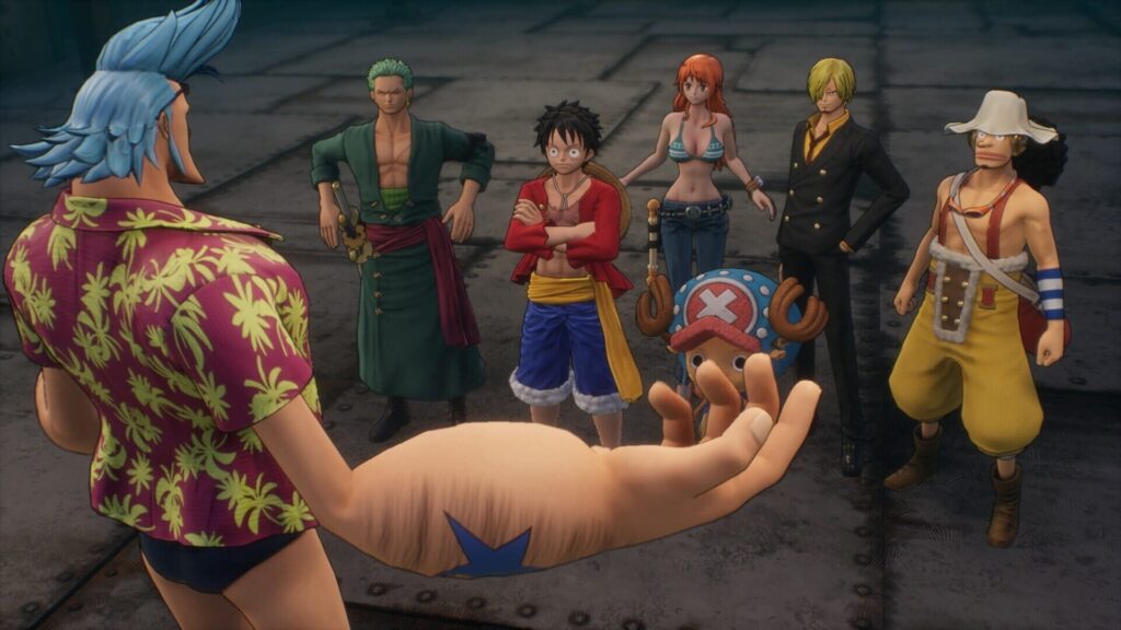 Capture d’écran de One Piece Odyssey