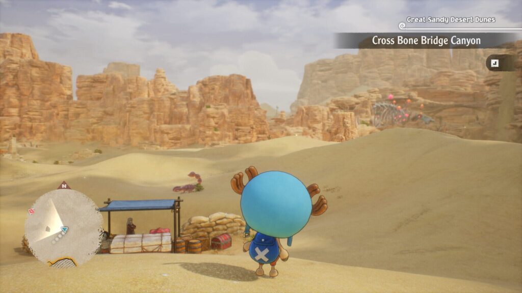 Capture d’écran de One Piece Odyssey