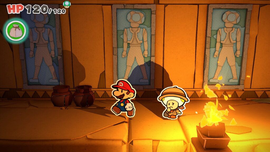Capture d’écran de Paper Mario: The Origami King