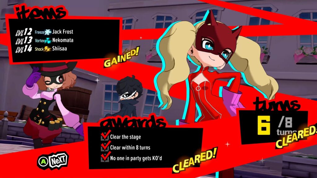 Capture d’écran de Persona 5 Tactica