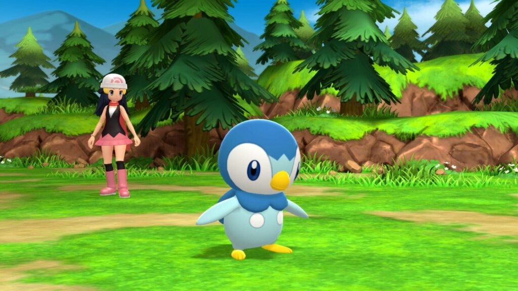 Capture d’écran de Pokémon Brilliant Diamond