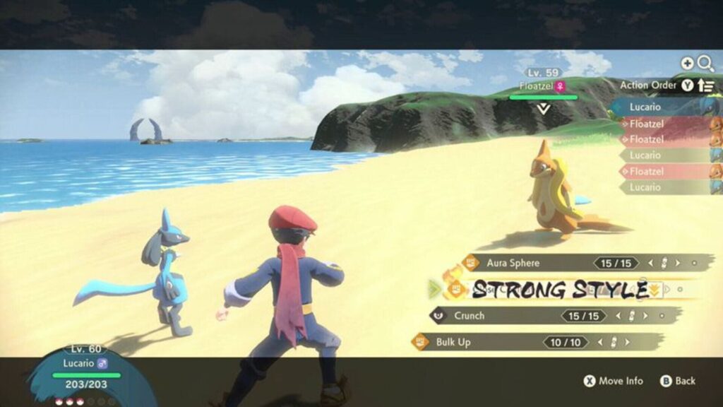 Capture d’écran de Pokémon Legends: Arceus