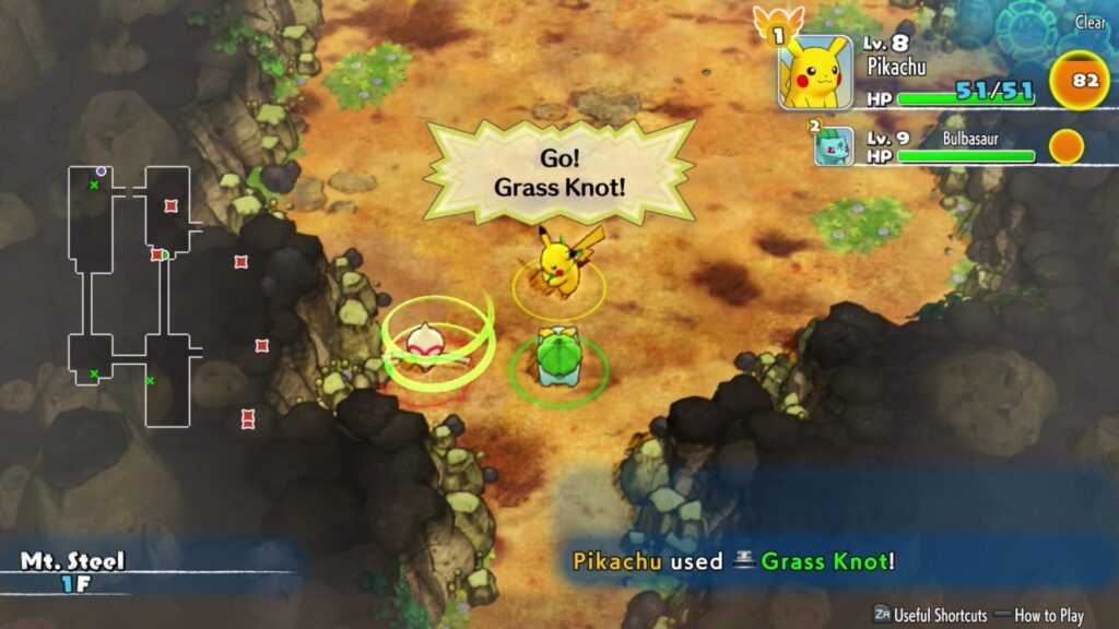Capture d’écran de Pokémon Mystery Dungeon: Rescue Team DX