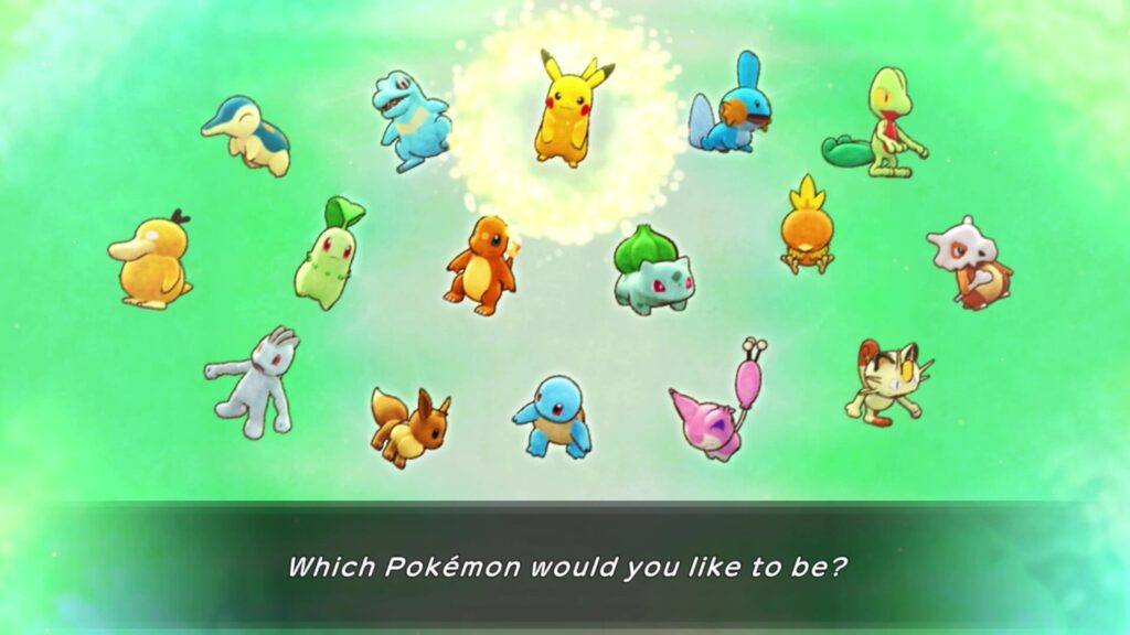 Capture d’écran de Pokémon Mystery Dungeon: Rescue Team DX