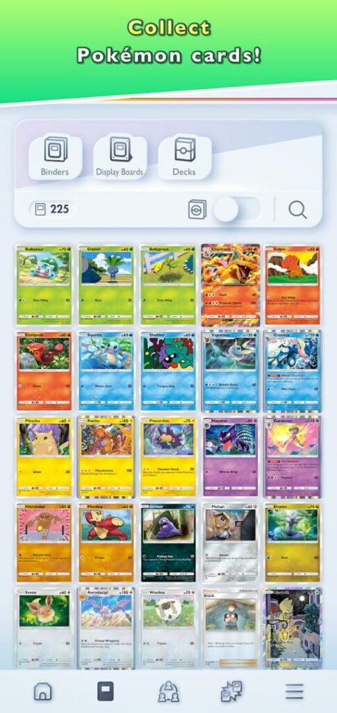 Capture d’écran de Pokémon Trading Card Game Pocket