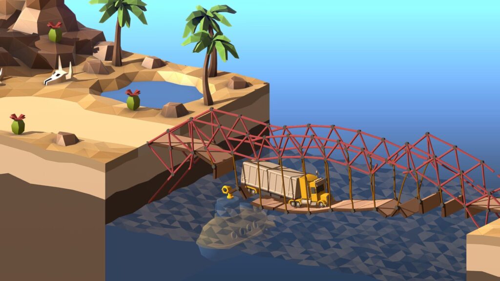 Capture d’écran de Poly Bridge 2