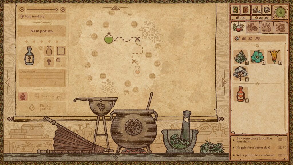 Capture d’écran de Potion Craft