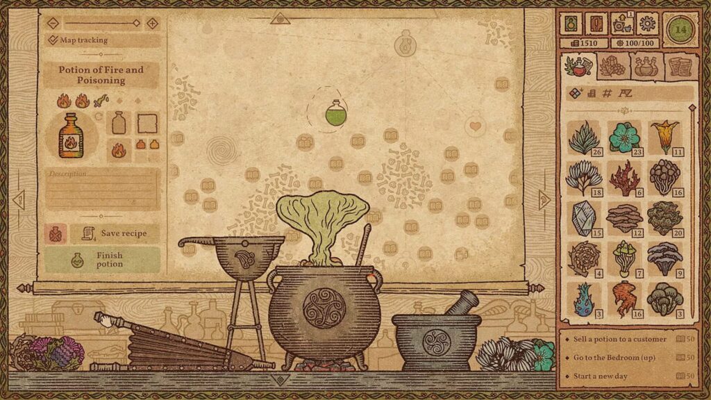 Capture d’écran de Potion Craft