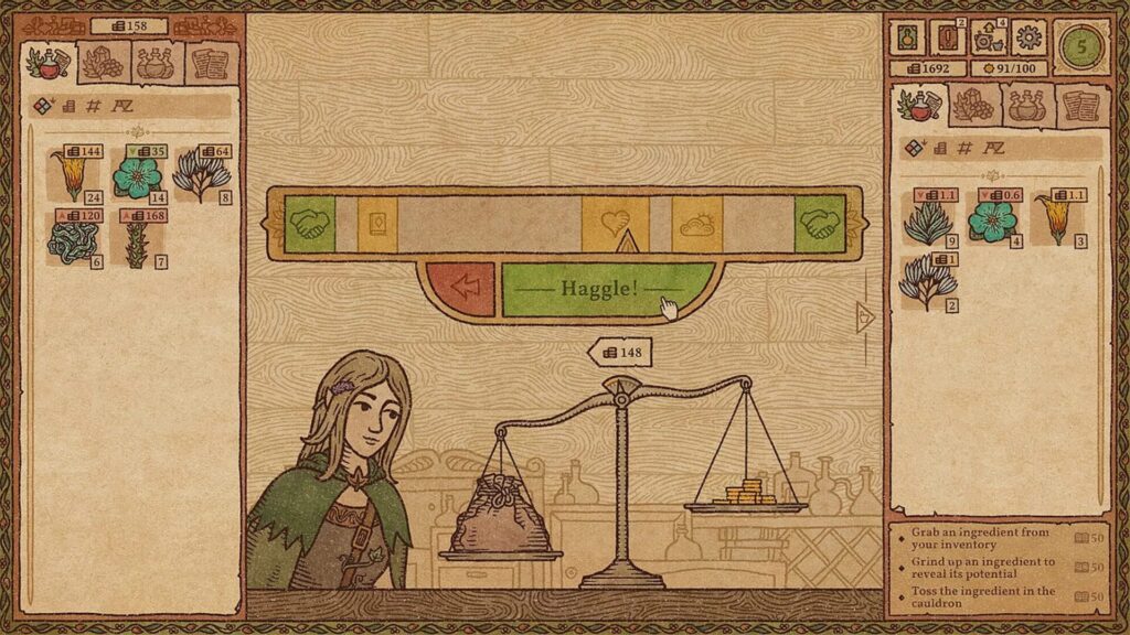 Capture d’écran de Potion Craft