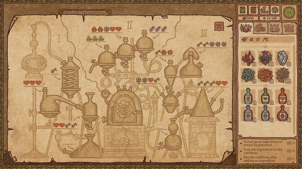 Capture d’écran de Potion Craft