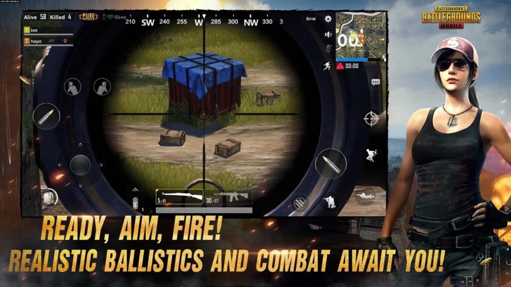 Capture d’écran de PUBG Mobile