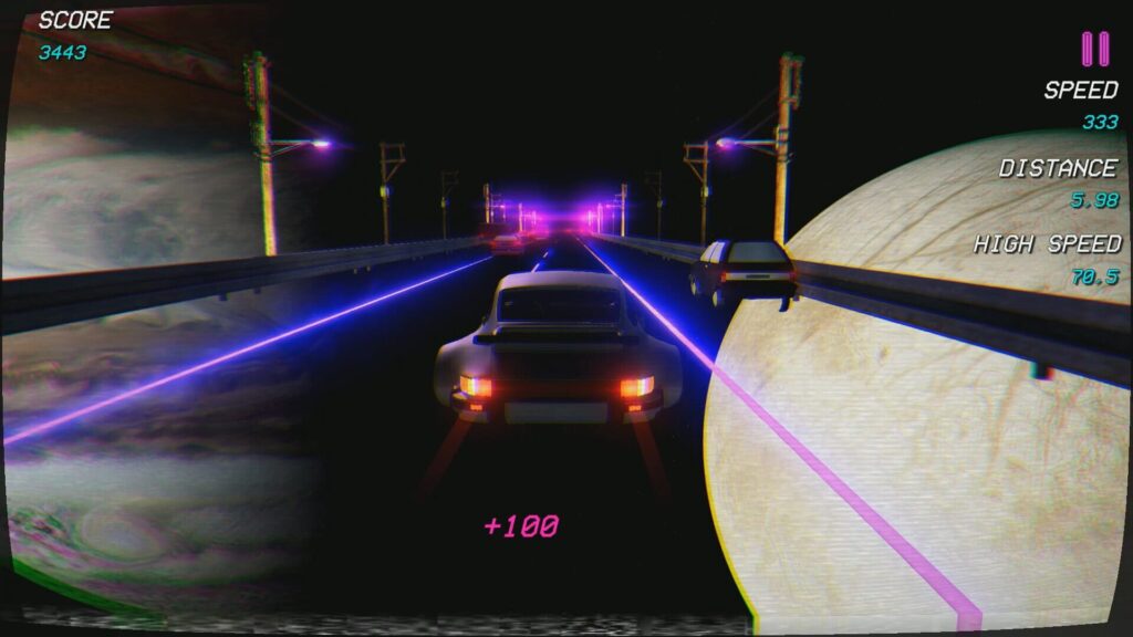 Capture d’écran de Retrowave