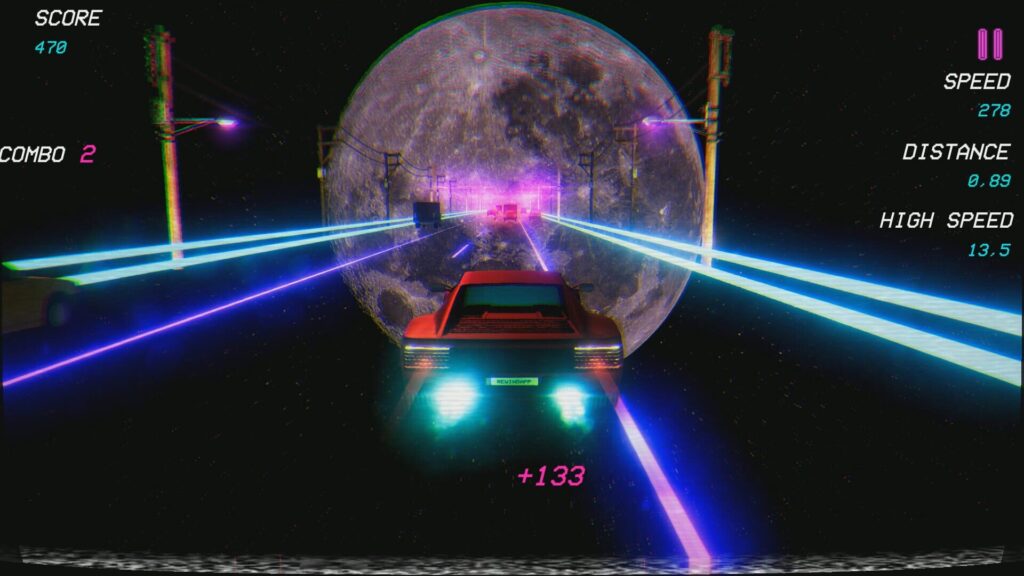 Capture d’écran de Retrowave
