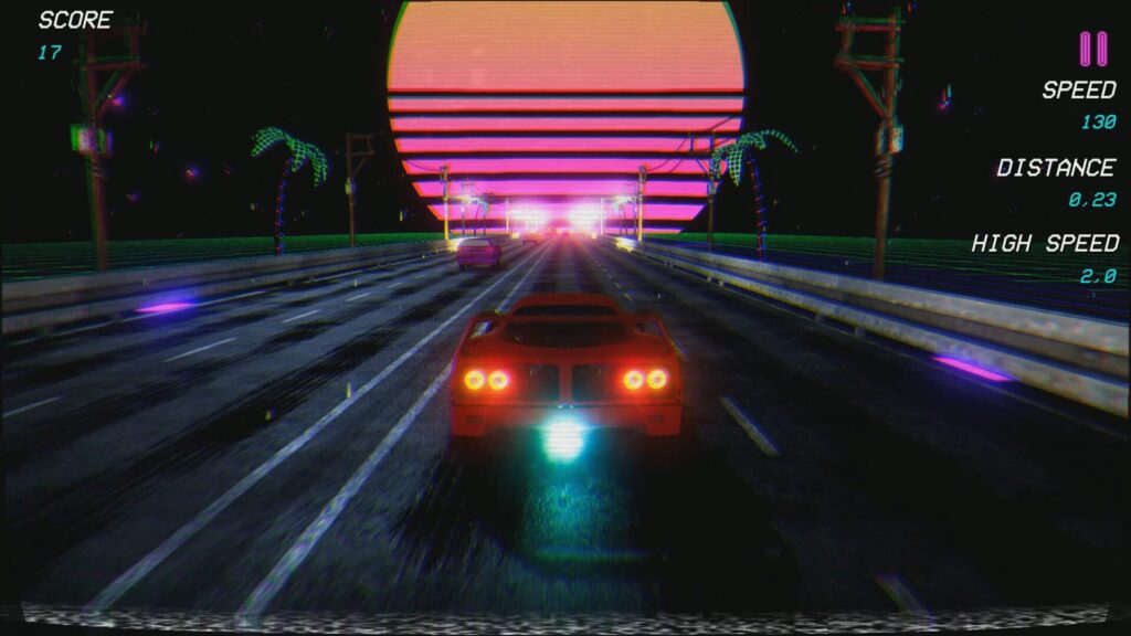 Capture d’écran de Retrowave