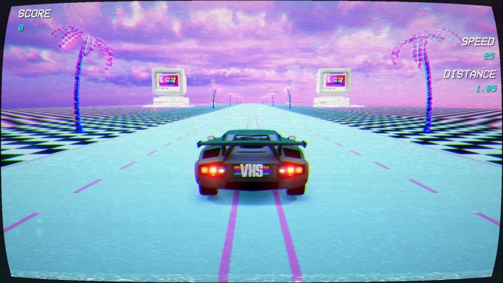 Capture d’écran de Retrowave
