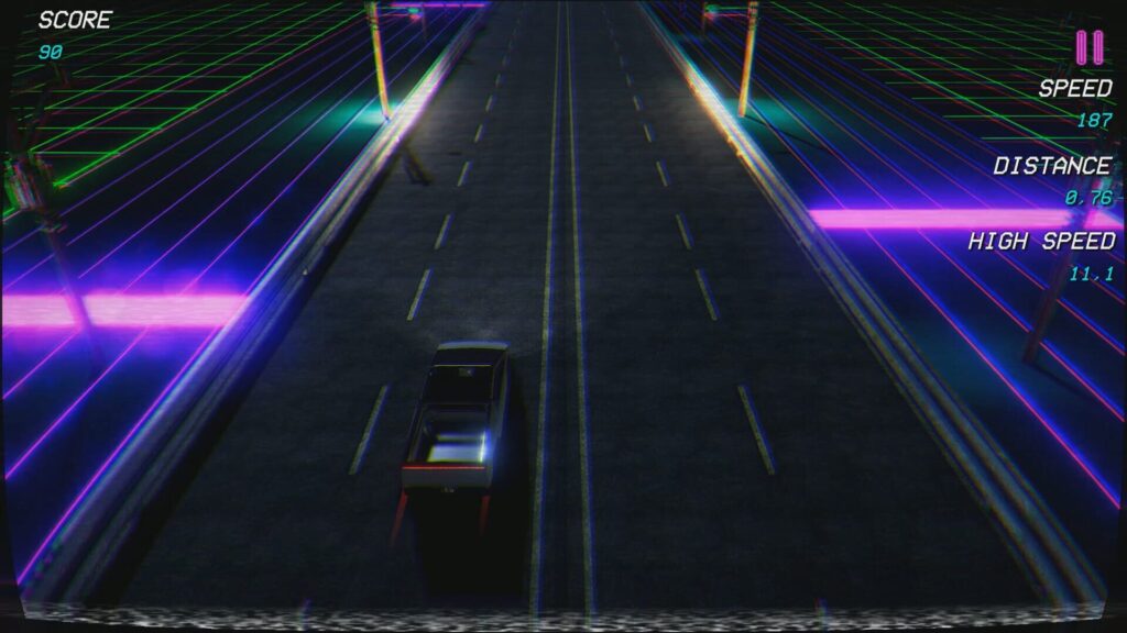 Capture d’écran de Retrowave