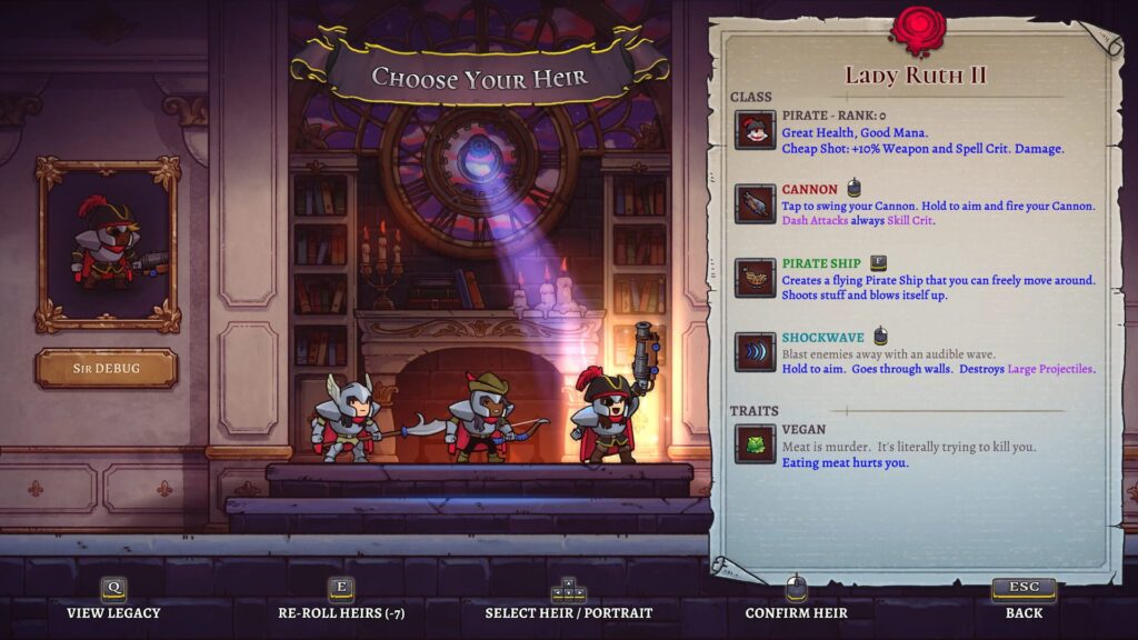 Capture d’écran de Rogue Legacy 2