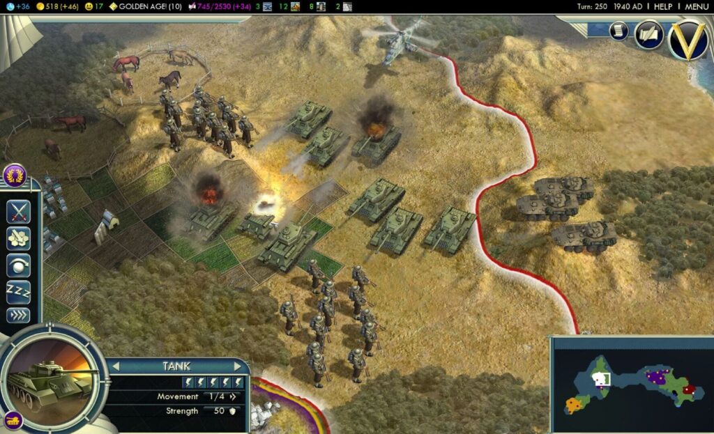 Capture d’écran de Sid Meier’s Civilization V