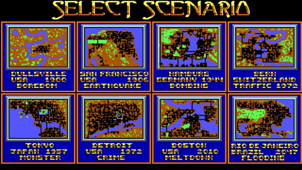 Capture d’écran de SimCity