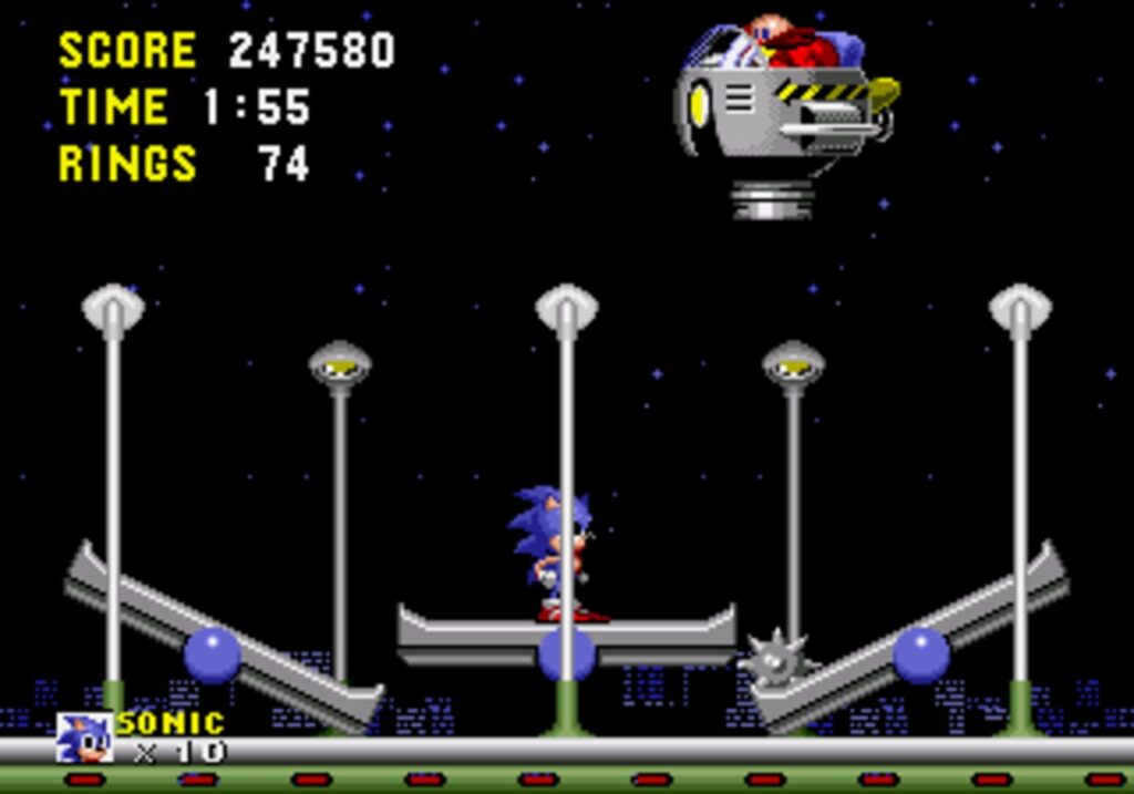 Capture d’écran de Sonic the Hedgehog