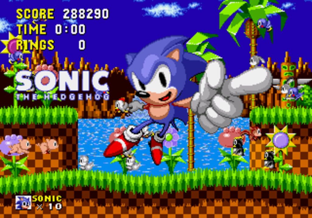 Capture d’écran de Sonic the Hedgehog