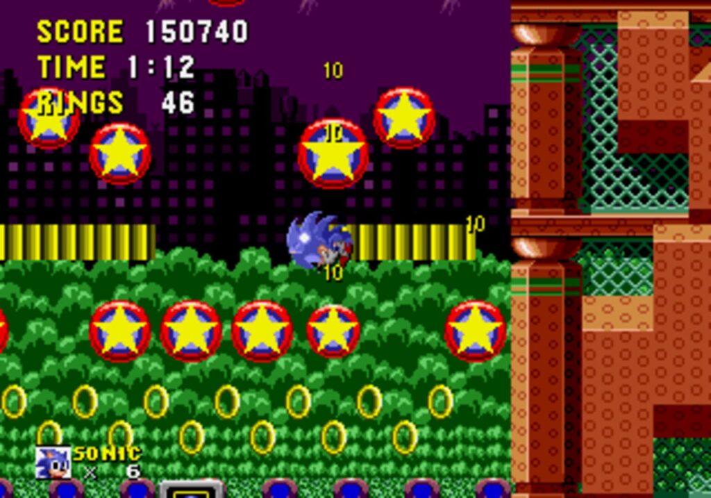 Capture d’écran de Sonic the Hedgehog