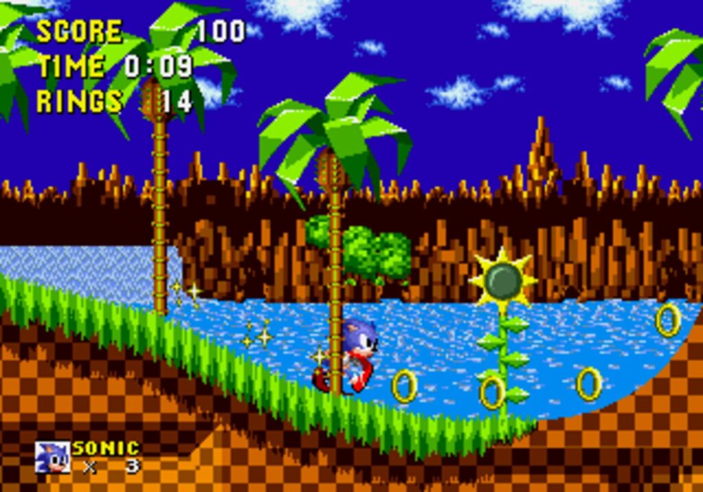 Capture d’écran de Sonic the Hedgehog