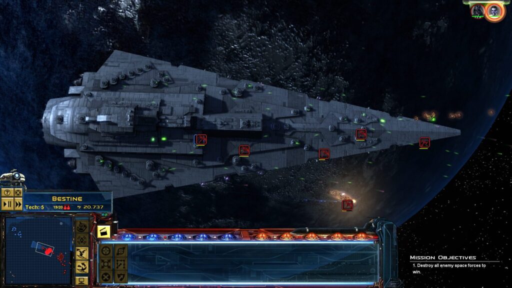 Capture d’écran de Star Wars: Empire at War