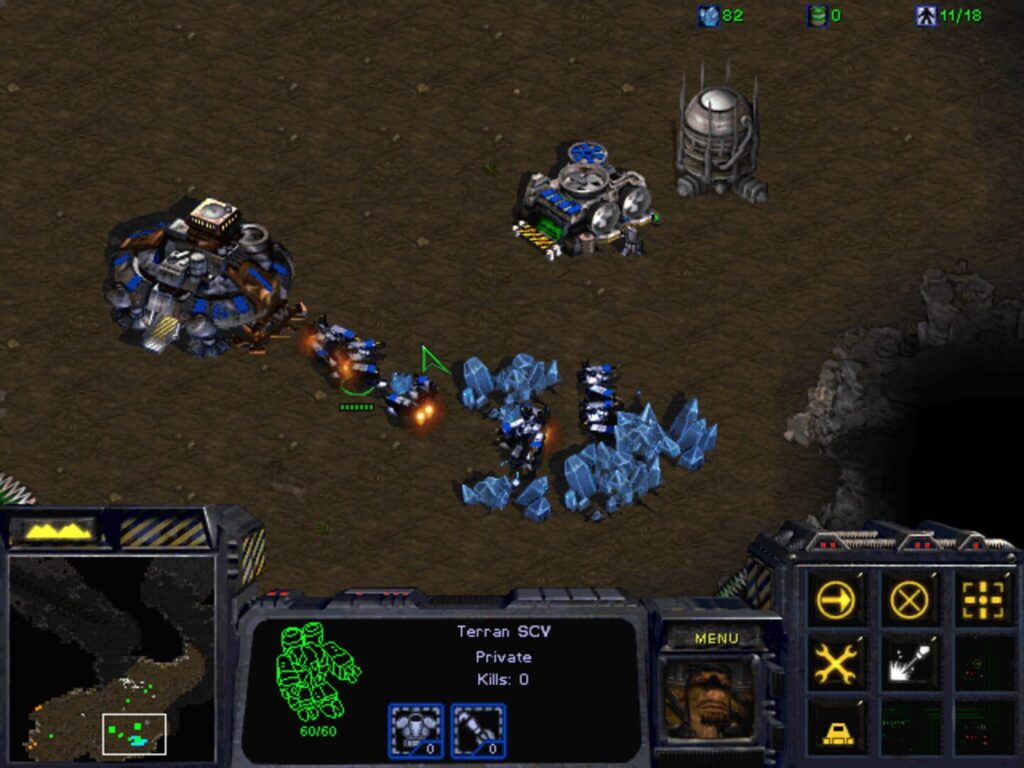 Capture d’écran de StarCraft