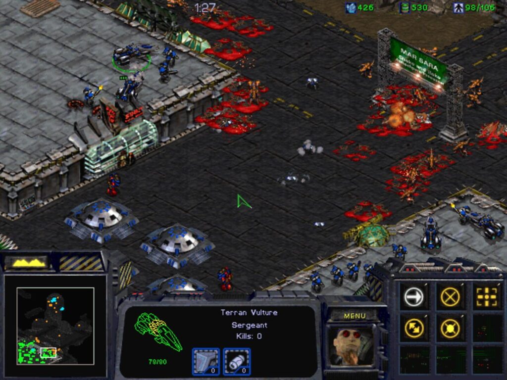 Capture d’écran de StarCraft