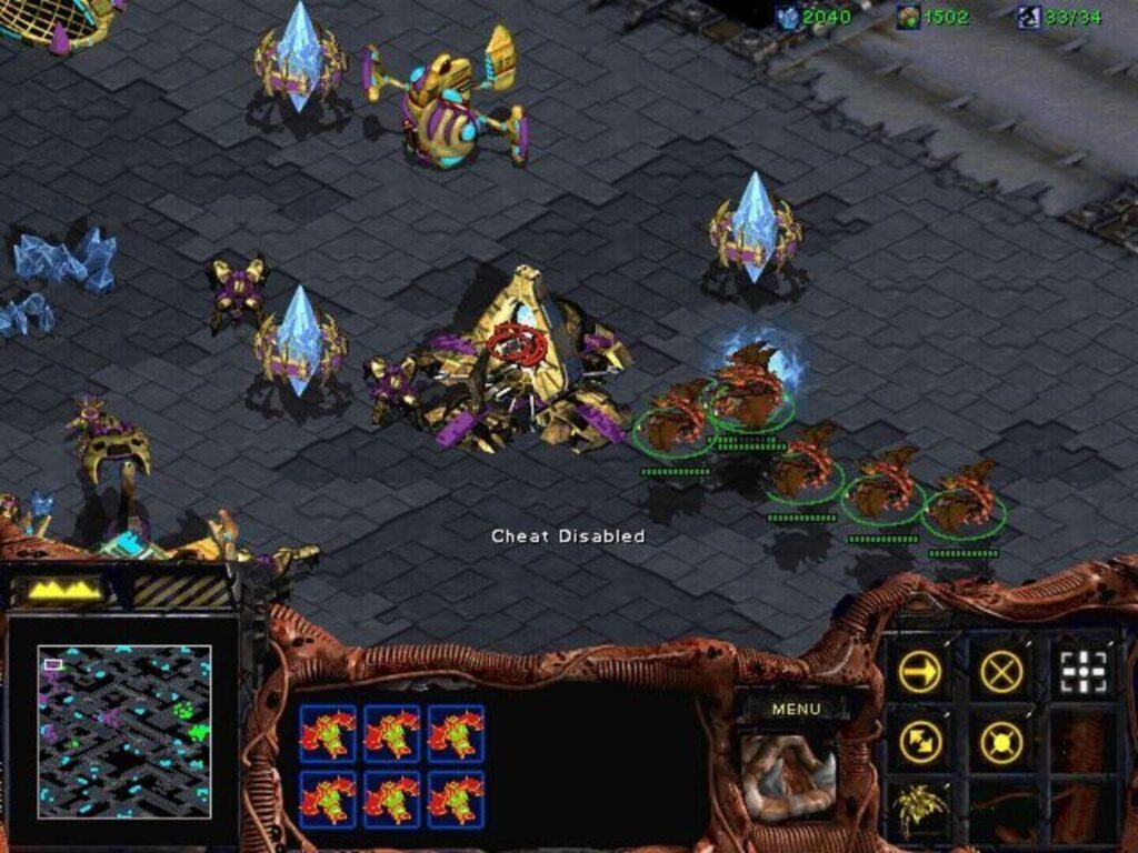 Capture d’écran de StarCraft