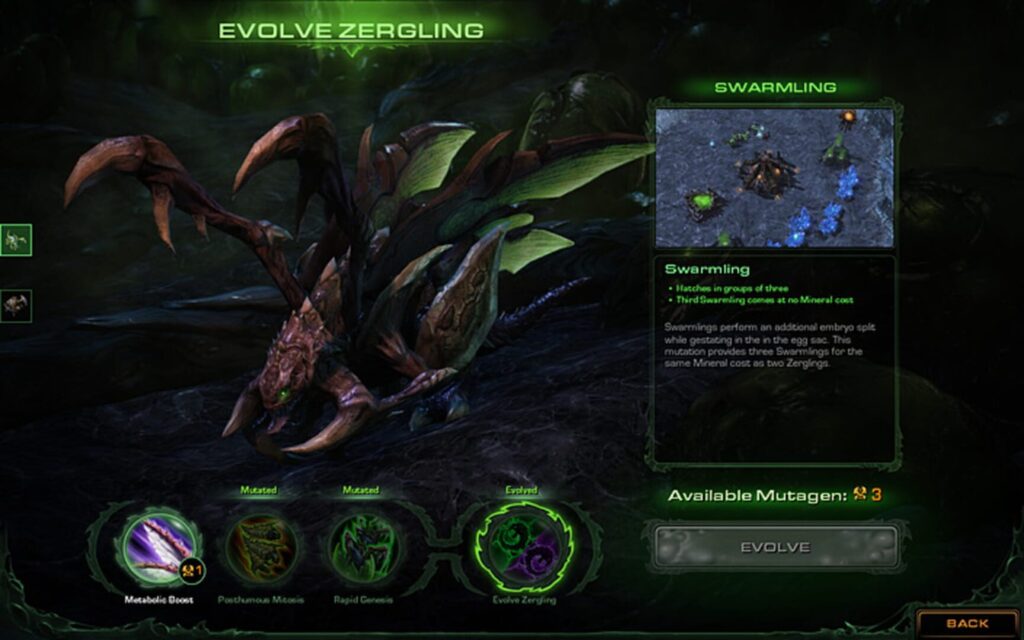 Capture d’écran de StarCraft II: Heart of the Swarm